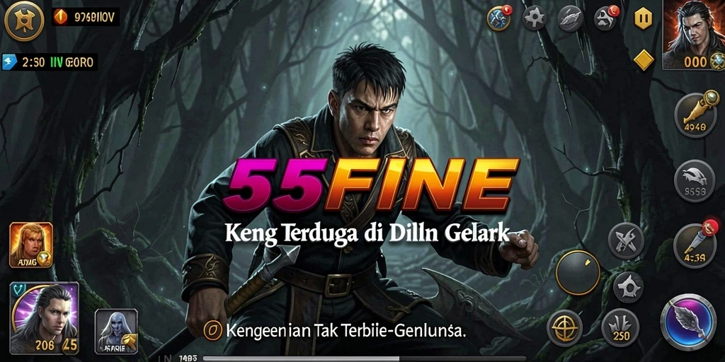 Tampilan seram dari gameplay 55FIVE yang mendebarkan.