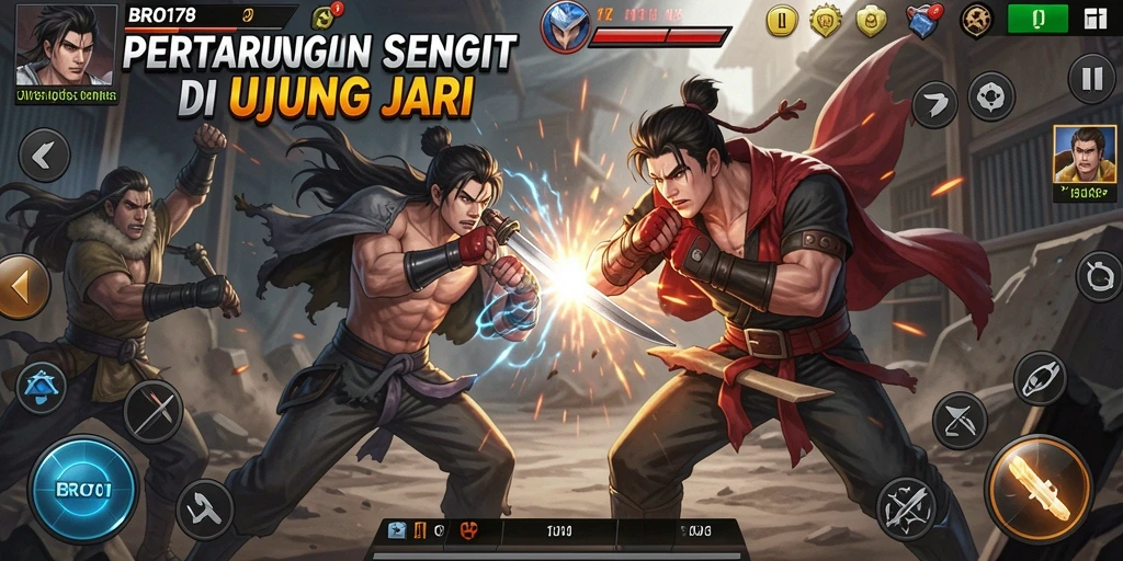 Tampilan grafik menakjubkan dalam pertarungan di BRO178.