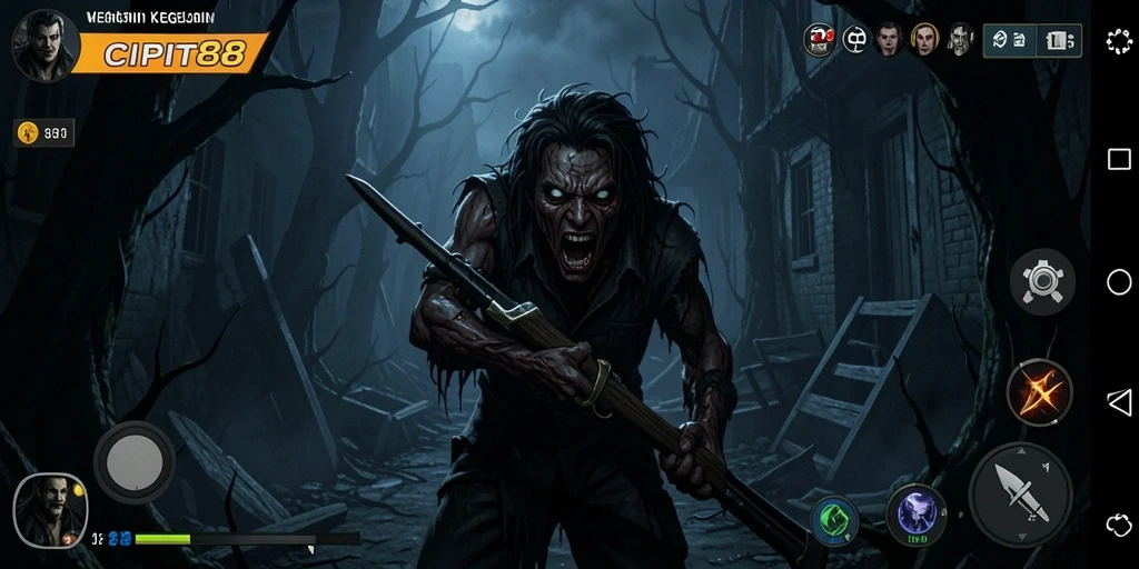 Gameplay menegangkan saat menjelajahi lokasi angker di CIPIT88.