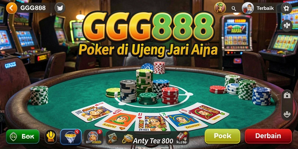 Gameplay seru di GGG888 dengan grafis poker yang menawan.