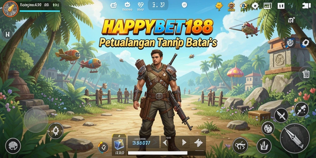 Screenshot utama yang menampilkan gameplay Open World penuh petualangan.