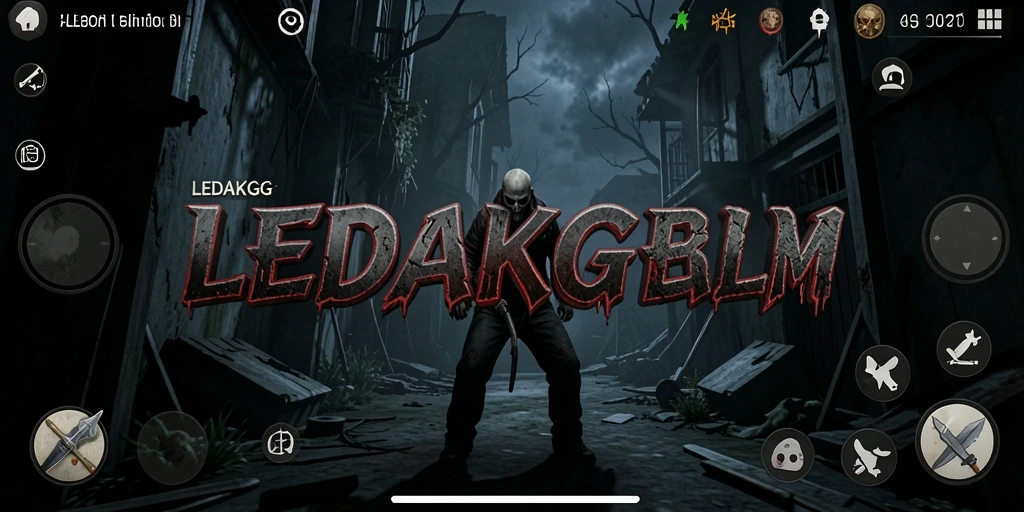 Tampilan gameplay menakutkan dalam LEDAKGG yang penuh ketegangan.