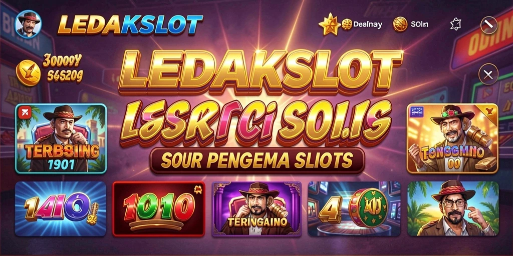 Tampilan menarik dari gameplay LEDAKSLOT yang mendebarkan.