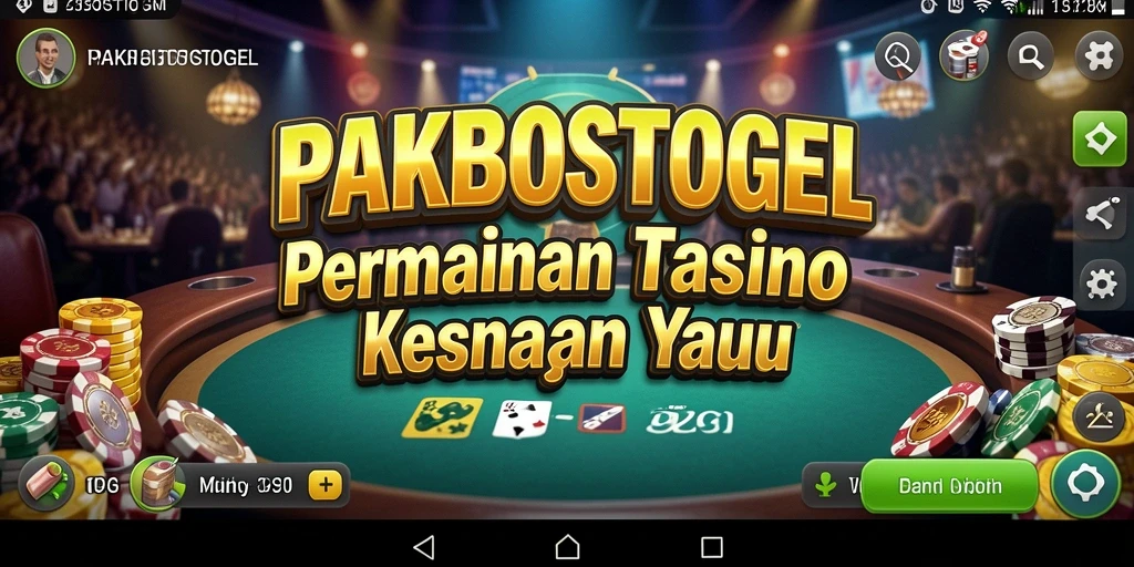Tampilan menarik dan seru dari gameplay Kasino di PAKBOSTOGEL.