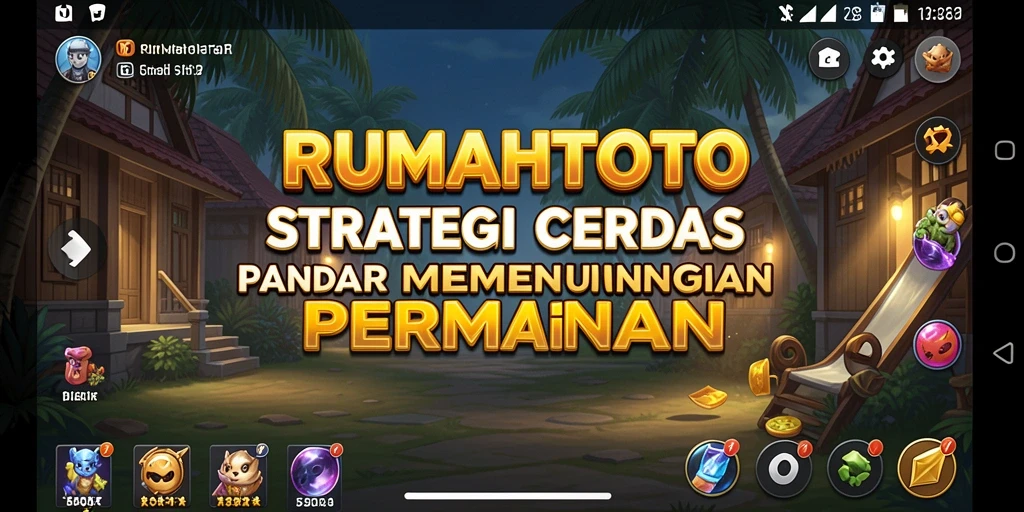 Tangkapan layar RUMAHTOTO menampilkan momen strategi mendebarkan.