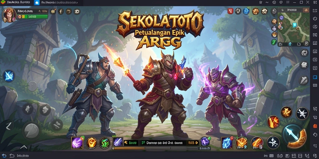 Tangkapan layar menunjukkan aksi mendebarkan dalam gameplay ARPG.