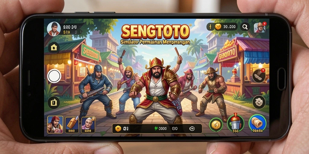 Tampilan gameplay SENGTOTO yang penuh aksi dan strategi.