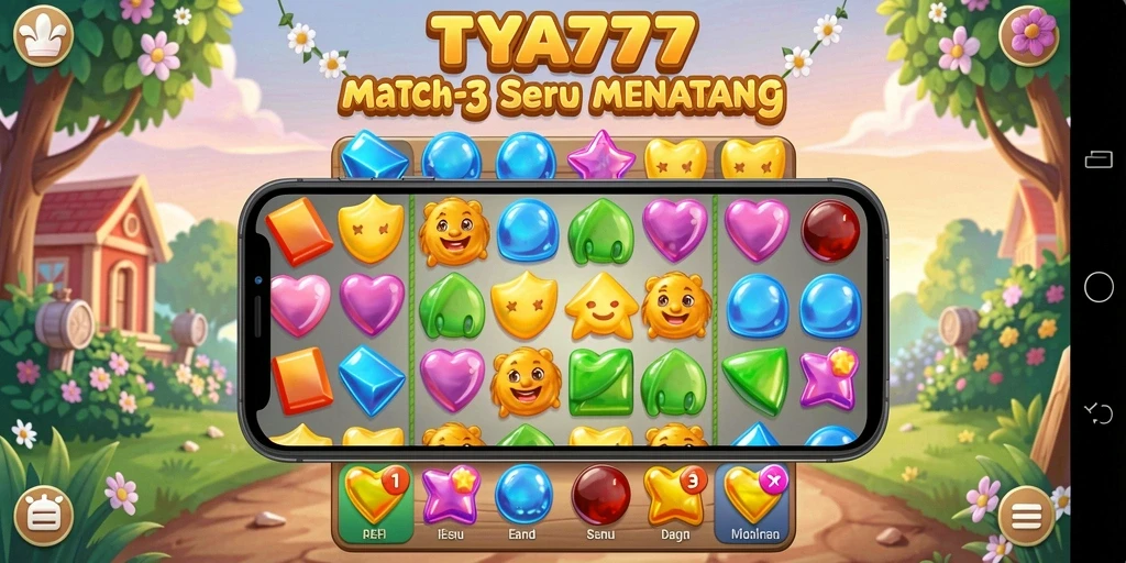 Tampilan gameplay TYA777 yang seru dan berwarna-warni.